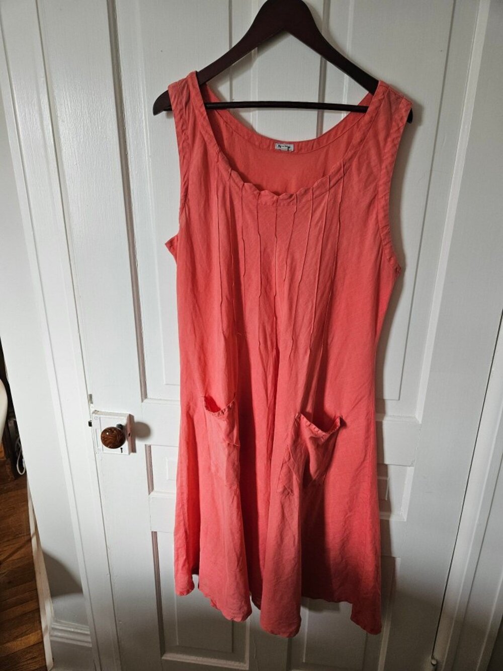 ✨ Puro Lino Made in Italy 100% Linen Pintuck Dress ✨